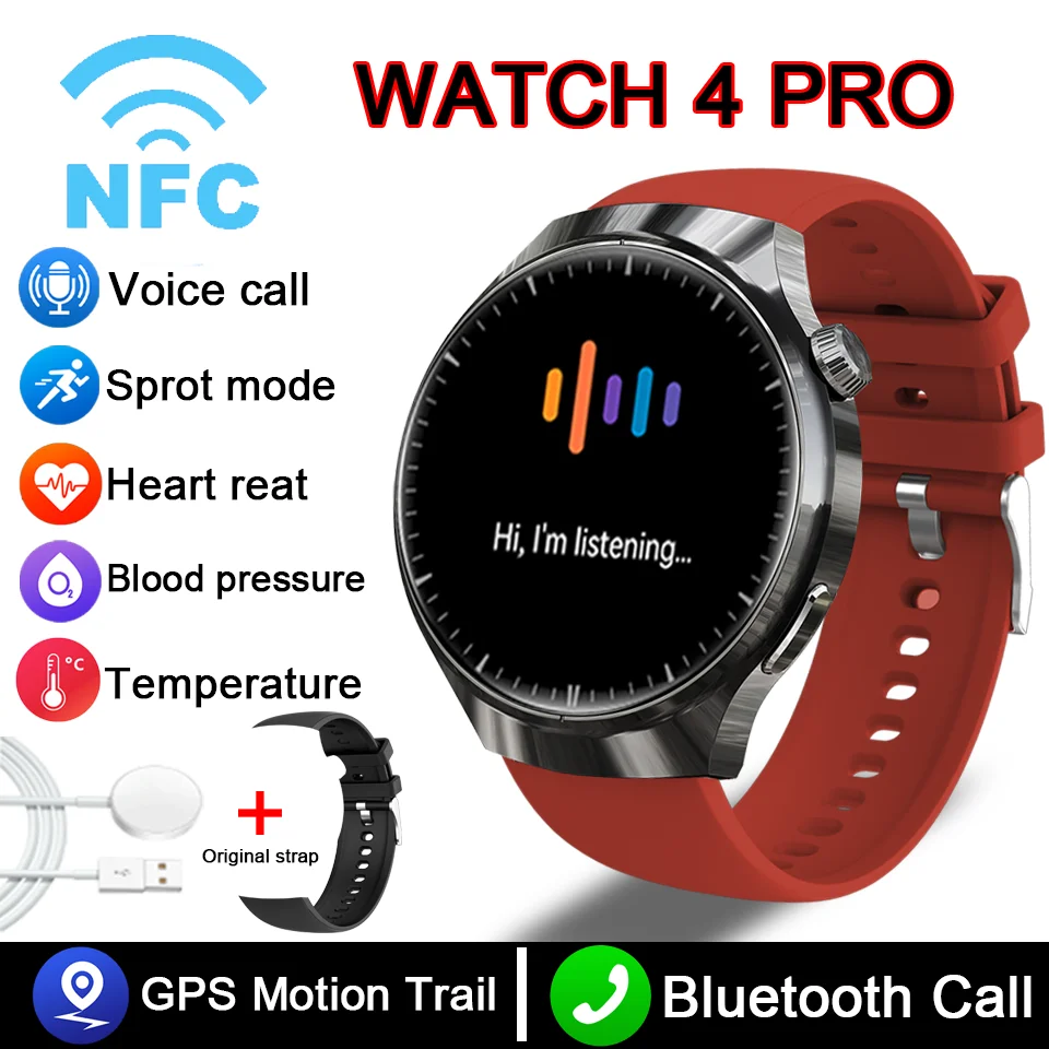 For HUAWEI GT Pro GPS NFC Smart Watch Men 360*360 AMOLED Screen Heart rate Bluetooth Call IP68 Waterproof Man Smartwatch 2024 17