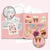 Cute Food Coloring Book: Adorable Bread & Cake Illustrations - Creative Art Book for Adults - 24 Thick Pages for Imagination 5
