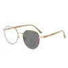Fashion Metal Frame Finished Near Far Sight Glasses Unisex Outdoor Color Changing Multifocal Reading Glasses Diopter Presbyopia 4