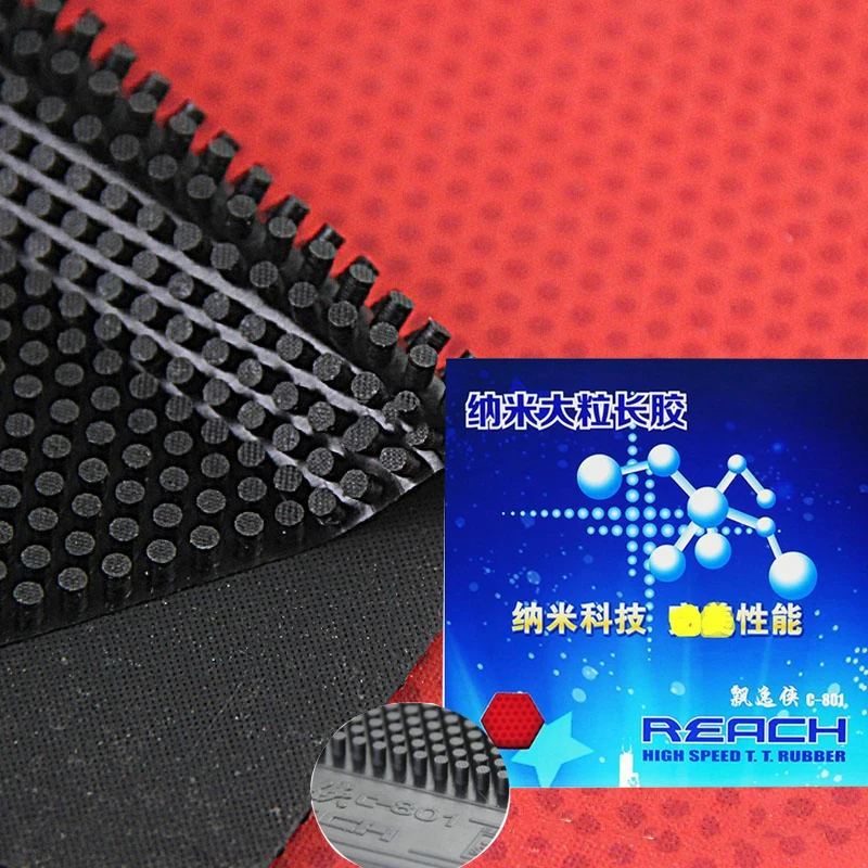 Reach C-801 Nano Long Pimple Single Rubber Made in Germany Pimple Height 3.0mm Diameter 2.5mm Hight Speed T T Rug