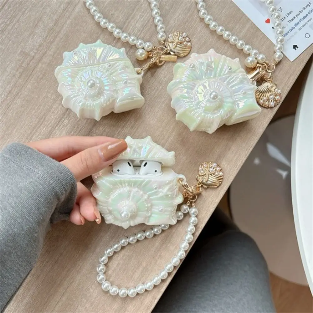 Electroplated Colored Seashell Conch Silicone Protective Sleeve