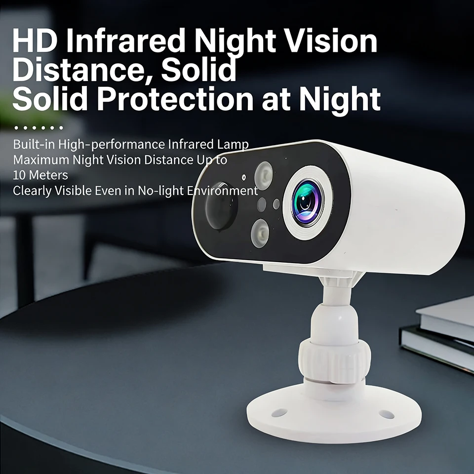 CCTV IP Security Camera Outdoors Waterproof Two-way Audio HD SurveillanceColor Night Vision Surveillance 1080P Camera 6