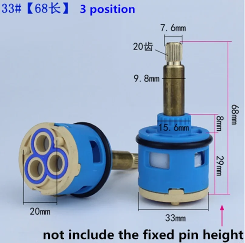 1PC Shower Room Faucet Cartridge Accessories Shower Head Bathtub Water Mixing Valve 3 / 4 Position 26MM 28MM 33MM 35MM 37MM Dia. Faucet Cartridge