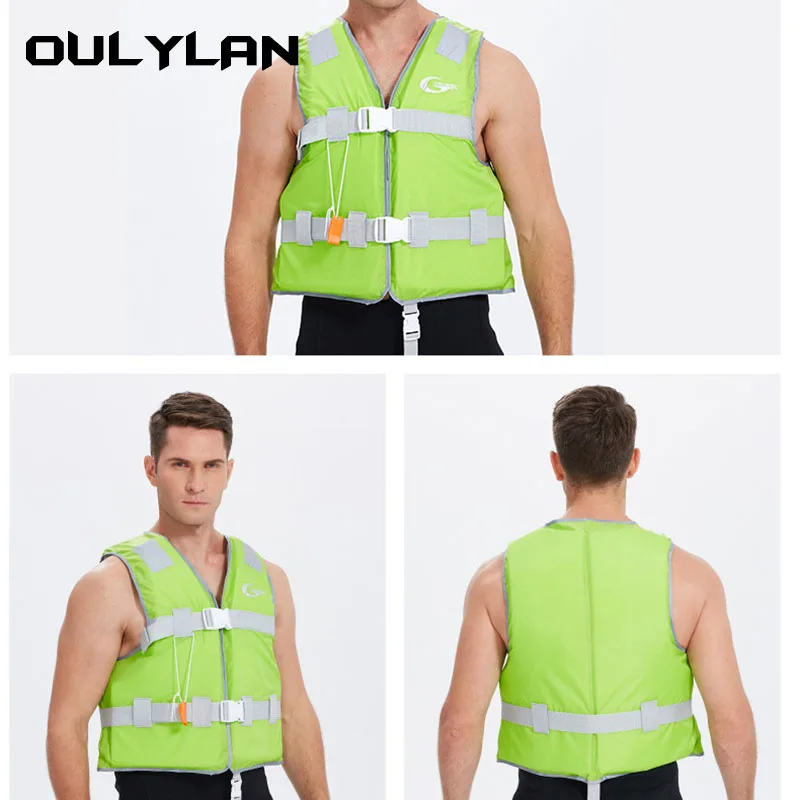 

Спасательный жилет Oulylan, спортивный безопасный регулируемый, для дрифтинга, легкие водные ремни со светоотражающей полосой, для плавания