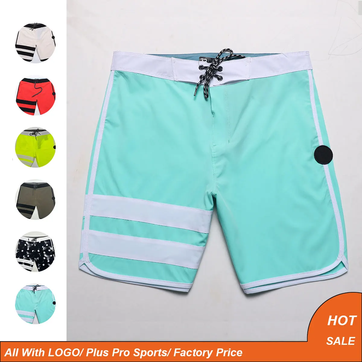 Plus Size 28 38 Mens Beach Shorts Phantom Board Shorts Quick Dry Waterproof Bermuda Surf Swim Sports Trunks Elastic Spandex