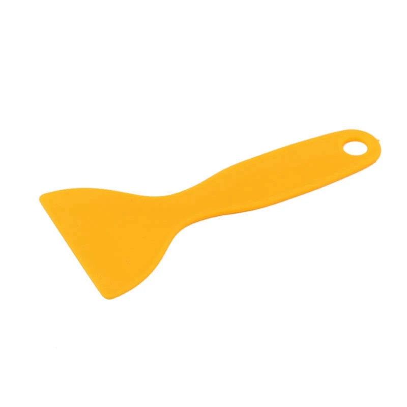 5X Vinyl Film Wrap Yellow Plastic Foils Cleaner Scraper Air Bubble Remover Stickers Install Tools