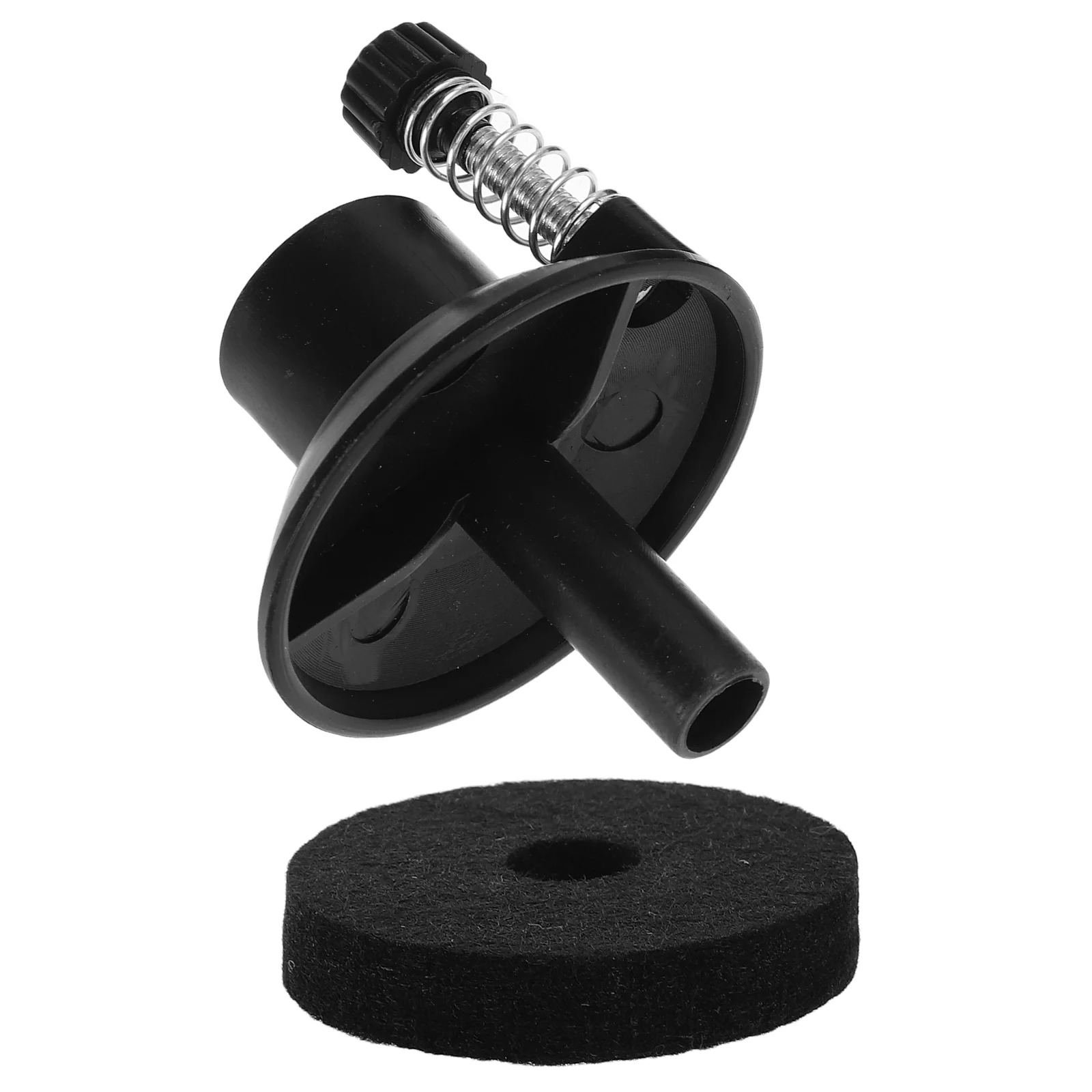 Hi Hat Holder Durable Cymbal Stand Clamp Felt Pads Drum Kit Accessories Jazz Drum Stabilizer Lightweight Supplies Plastic