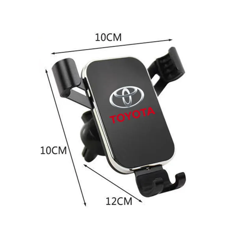 Car Gravity Phone Holder Air Vent Clip Mount Mobile Cell Stand Smart phone GPS Holder For Toyota Camry Corolla C-hr Rav4 Yaris