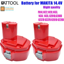 3500mAh/4000mah Battery for MAKITA 14.4V Battery PA14,1422,1420,1433, 1434,6281D,6280D 6237D 6337D 8281D 6228D Pow Tool Bettery