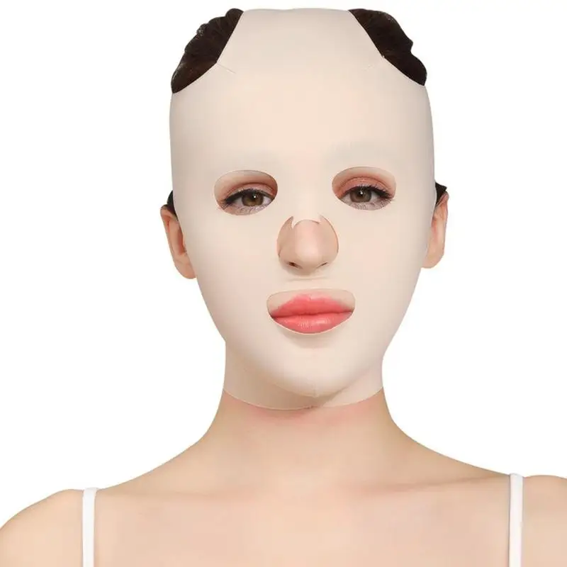 Face Lift Mask - Slimming & Breathable Anti-Wrinkle Facial Shaper with Chin & Cheek Lifting Strap