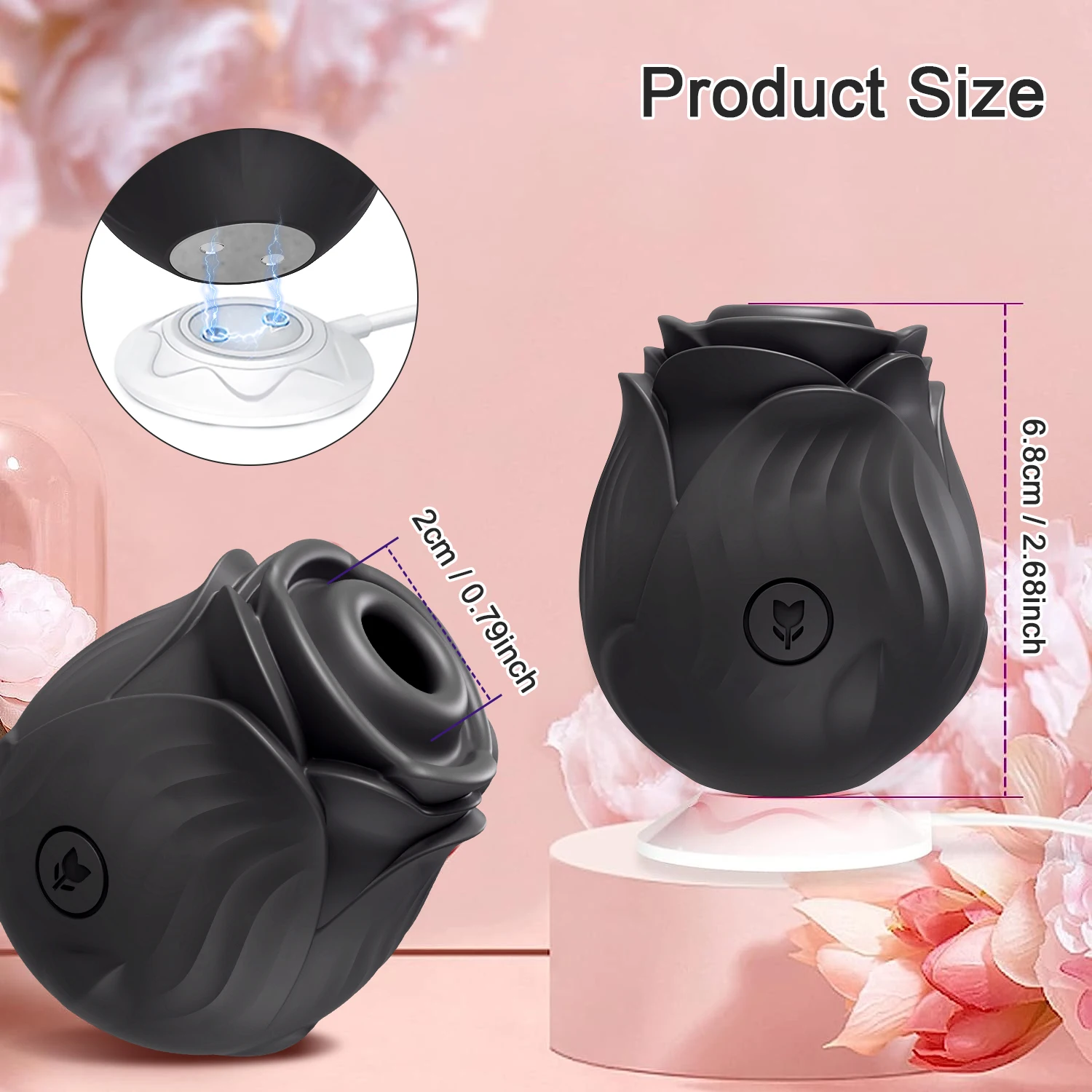 Rose-Vibrator Clitoris Sucker 6