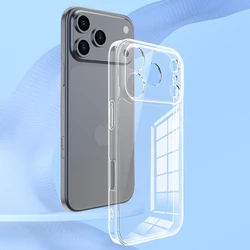 Crystal Clear Ultra - Thin Flexible TPU Silicone Protective Case - iPhone 17 Pro (Clear)
