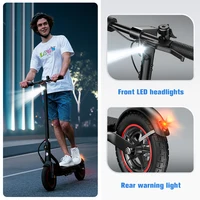Trottinette électrique iScooter W6 10 pouces 500W pour adultes, 36V 10.5Ah, vitesse 35 km/h, application compatible, autonomie 30 km, trottinettes électriques urbaines 6