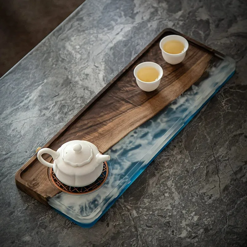 wooden-tray-walnut-resin-dry-pour-tea-epoxy-solid-wood-anti-scald-dried-fruit-disc-table