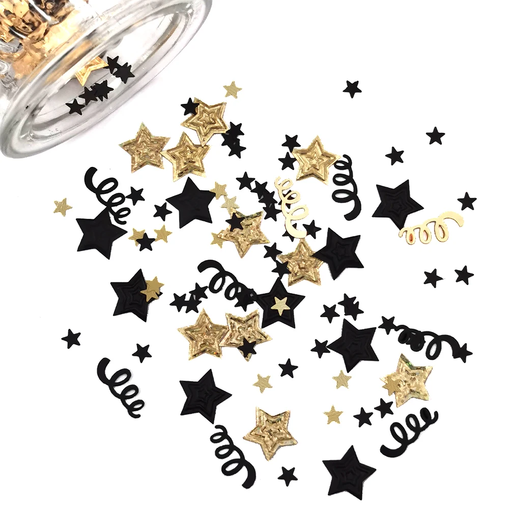 Mixed Confetti Sparkly Star Streamer Table Scatter Sequin Baby Birthday Wedding Party Decor 15g birthday streamers,party decorations,paper confetti