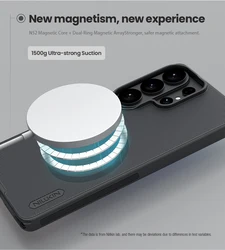 NILLKIN Magnetic Matte Shield - Premium Protective Case for Galaxy S26 Ultra (Black)