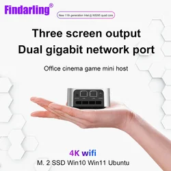 T8pro Brand New Mini PC Intel Celeron N5095 2.9GHz ,Windows11 Pro Dual Lan DDR4 8GB 128GB/256GB/512GB SSD ,WIFI5 BT4.2 Pocket PC