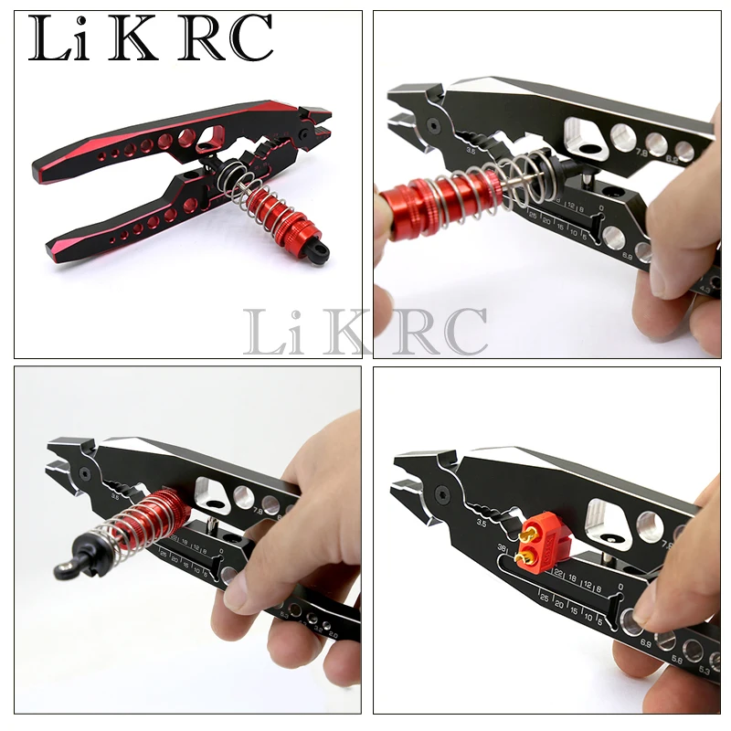 

Multifunction Shock Clamp Ball Head Pliers Tools for HSP RC Axial SCX10 TAMIYA 1/10 1/8 Rc Car