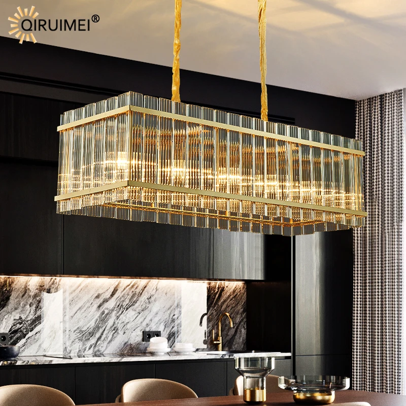 

Beautiful Clear Luxury New Modern LED Chandelier Lights Living Dining Room Bedroom Hall Bar Hotel Villa Lamps Indoor Lighting