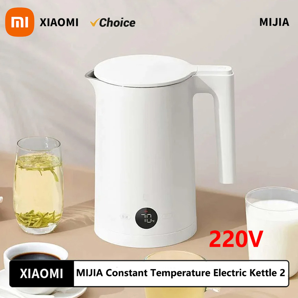 Xiaomi Mijia Constant Temperature Electric Kettles 2 LED Digital Display 4 Thermos Modes Water Teapots for Travel Heating Kettle