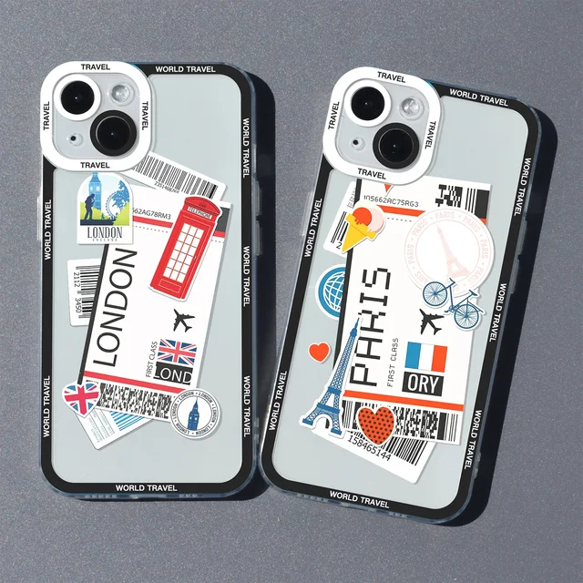 세계 도시를 손 안에 담은 혁신적인 휴대폰 케이스