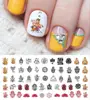 1 sheet Mandala Indian Elephant Nail Water Decals Buddha's Hand Nail Sticker Nail Art Sticker Tattoo Decals 3