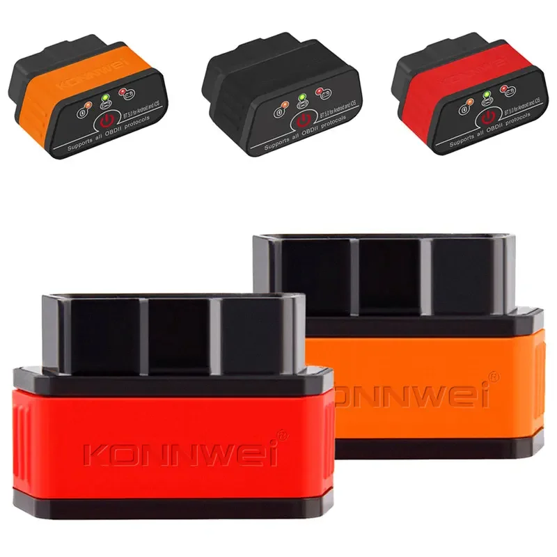 New KONNWEI KW903 OBD2 Scanner For Android iOS ELM327 V1 5 Bluetooth 5.0 Car Diagnostics Tools ELM 327 OBDII Code Readers 6