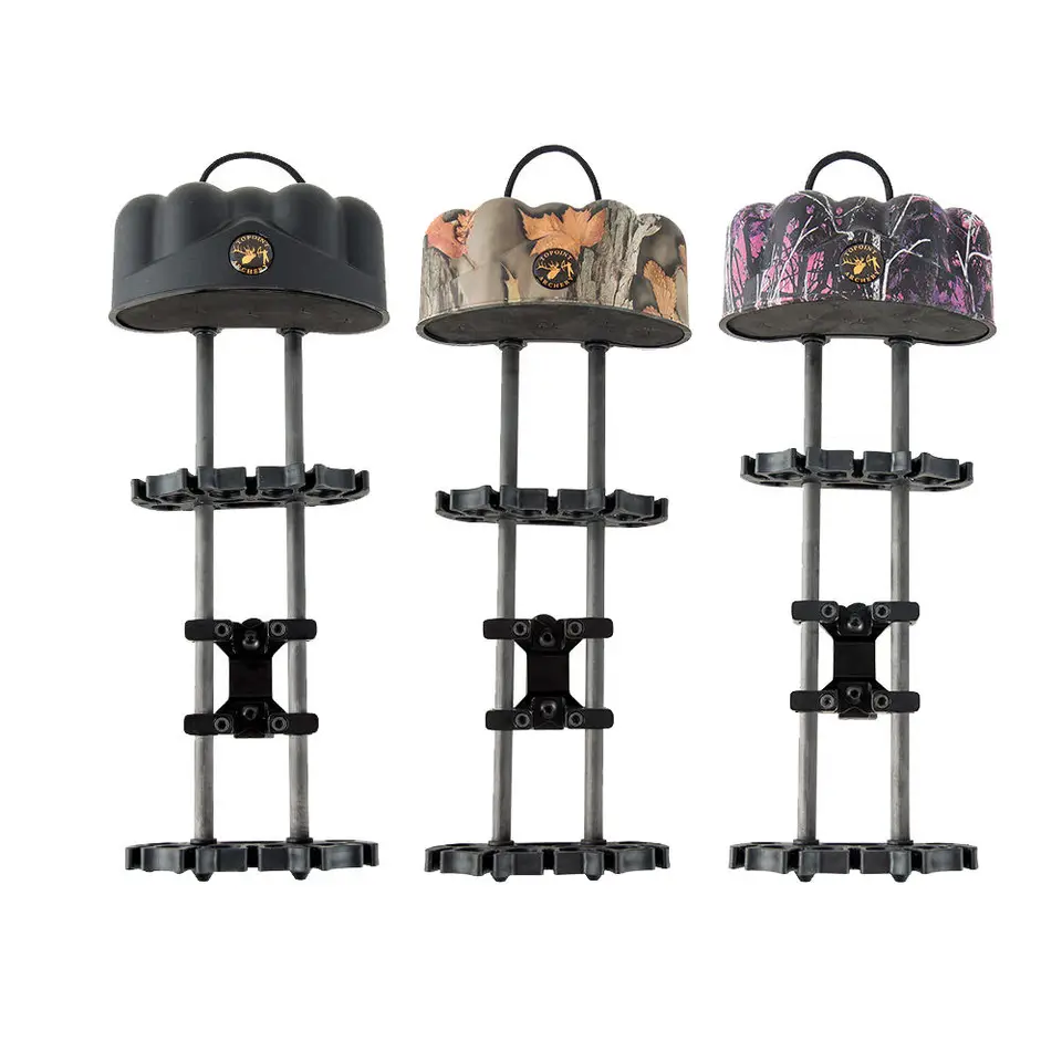 Lot de 6 supports de flèche pour arc recourbé - En plastique - Pour arcs composés - Noir - Avec dos adhésif - Accessoire de cible pour main gauche