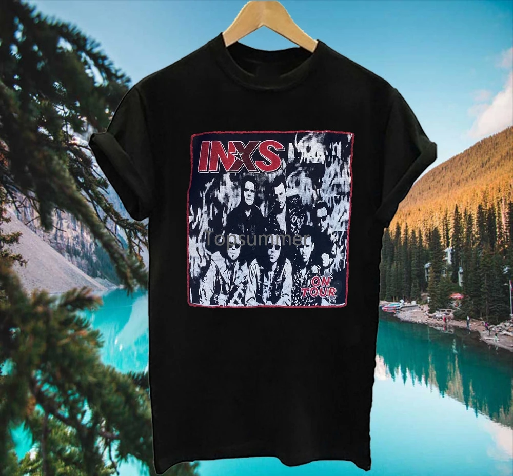 

Футболка для рок-группы Inxs Tour Ee2024