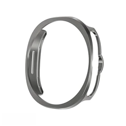 Premium Hollow Protective Case for Smartwatch - Elegant and Durable Smartwatch Accessory (Titanium Gray)