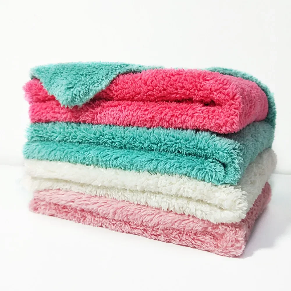 350GSM 30X40CM 프리미엄 마이크로 화이버 자동차 자세히 슈퍼 AbsorbentTowel 울트라 소프트 Edgeless 세차 건조 타월