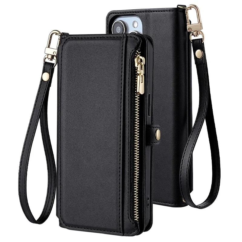 Premium Flip Cover Stand Leather Phone Case