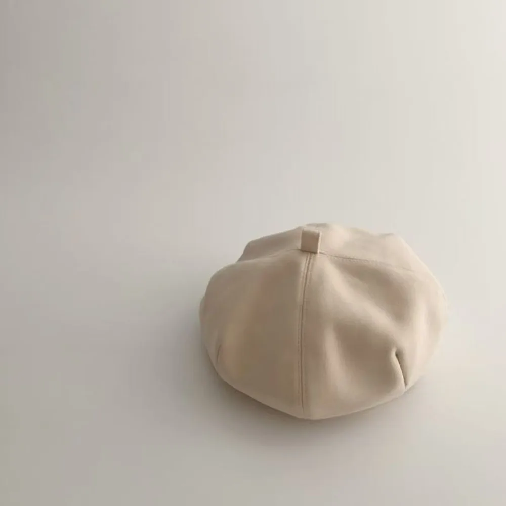 Winter Children Beret Hat Soft Octagonal Cap