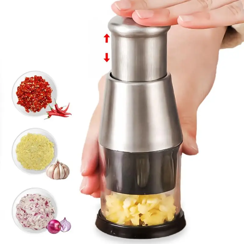 

Garlic Press Crusher Multi-functional Manual Garlic Chopper Garlic Mincer Chopping Garlic Tool Fruit Vegetable Tools Kitchen