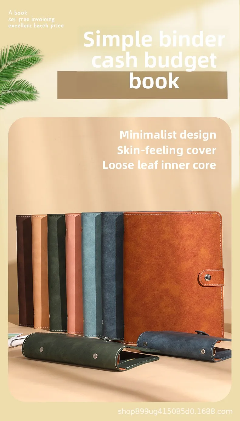 A5 A6 A7 Soft PU DIY Binder Photocards Collect Book Diary Agenda Planner Cover Album Stationery