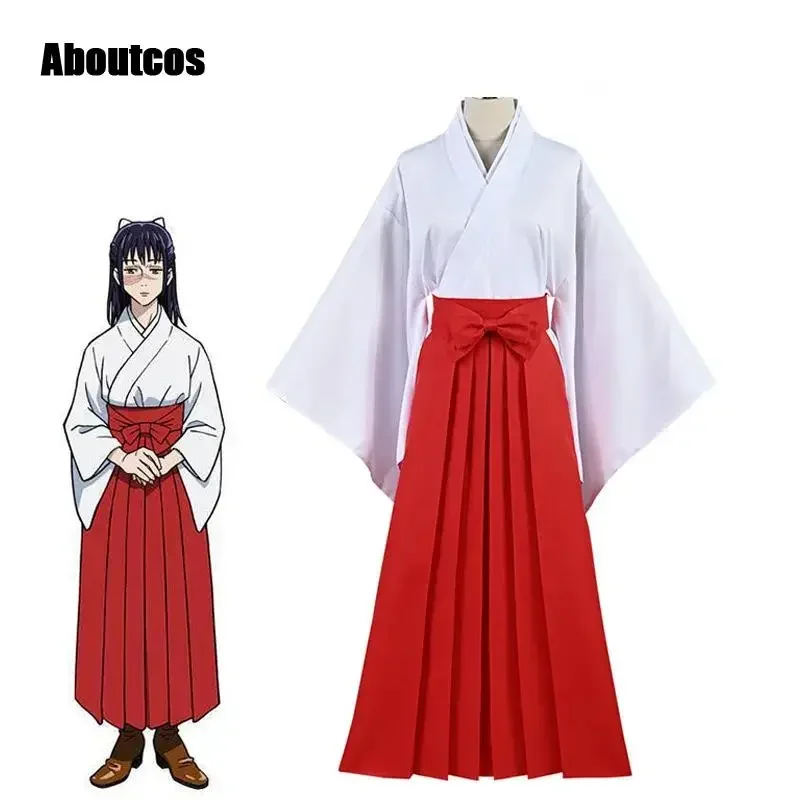 

Costumes Jujutsu Kaisen Iori Utahime Cosplay Kimono Suits Woman Wigs Utahime Iori Japanese Kimonos Girls JK Uniforms
