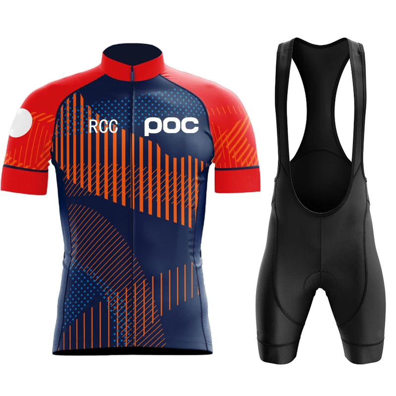 Neues 2026 Rcc Poc Radsport-Set Fahrrad-Team Kurzarm-Trikot Ciclismo Herren Sommer Atmungsaktive Radsportbekleidung Set – Detail 4
