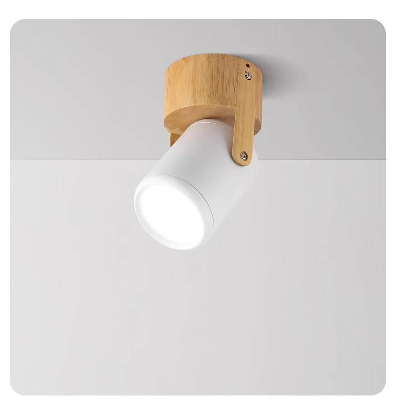 Description Picture 3 of itemrotate ceiling lights Led Ceiling Track Light Log Home Wall Mounted Bedroom Living Room Background Wall Spotlight corridor Lamps