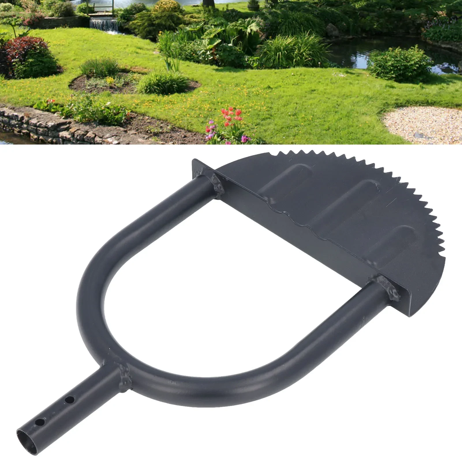 Lengthen Half Moon Lawn Edger High Hardness Simple Cleansing Carbon Steel Manual Trimming Shovel for Garden  Manual  Edger 6