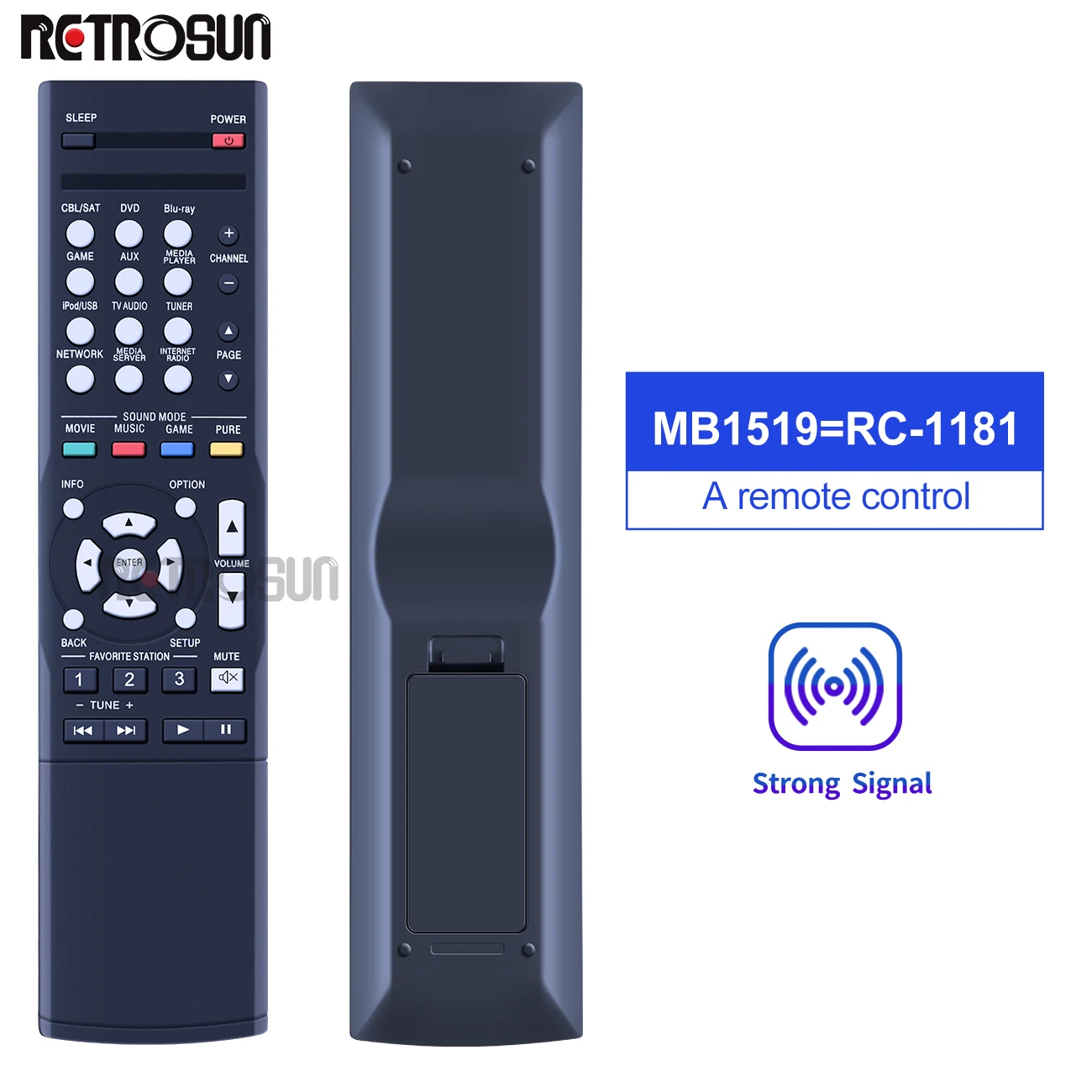 New RC-1168 RC1168 Replace Remote Control fit for Denon AV A/V Receiver Home Theater System AVR-1612 AVR-1613 AVR-1713 RC-1181 RC-1168 AVR-E400 New RC-1168 RC1168 Replace Remote Control fit for Denon AV A/V Receiver Home Theater System AVR-1612 AVR-1613 AVR-1713 RC-1181 RC-1168 AVR-E400