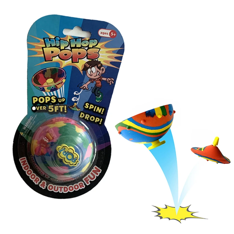 Bounce Ball Toy Jump Spinner Bowl Bouncing Fidget Spinner Pop Toys
