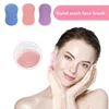 Soft Silicone Facial Cleansing Brush Face Exfoliator Blackhead Acne Removal Face Scrubber Manual Facial Cleansing Brush Skincare