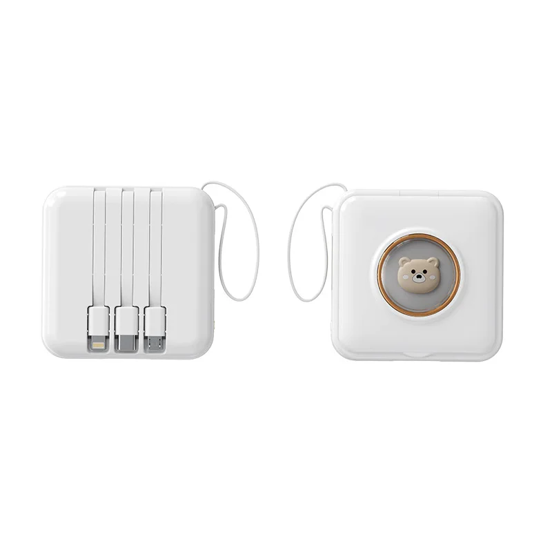 Mini Power Bank 20000mAh Caricabatterie portatile con specchietto per il trucco a forma di cartone animato Powerbank per iPhone Samsung Huawei Xiaomi Batteria esterna_voghion.com