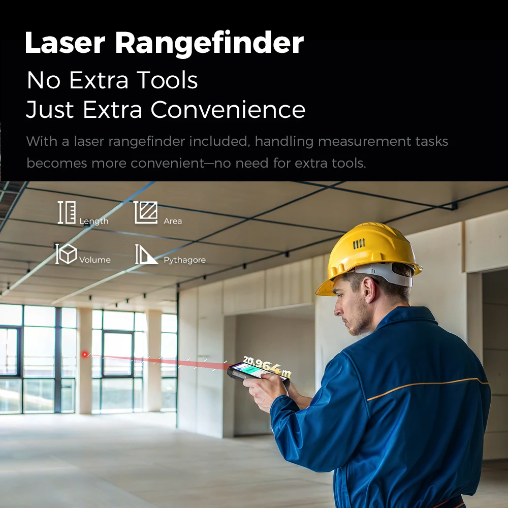 OUKITEL WP100 Rugged Phone - 33000mAh, Laser Rangefinder, Camping Light, 200MP, 36GB+512GB, 6.8" FHD+, NFC GPS 5G Smartphone view 5