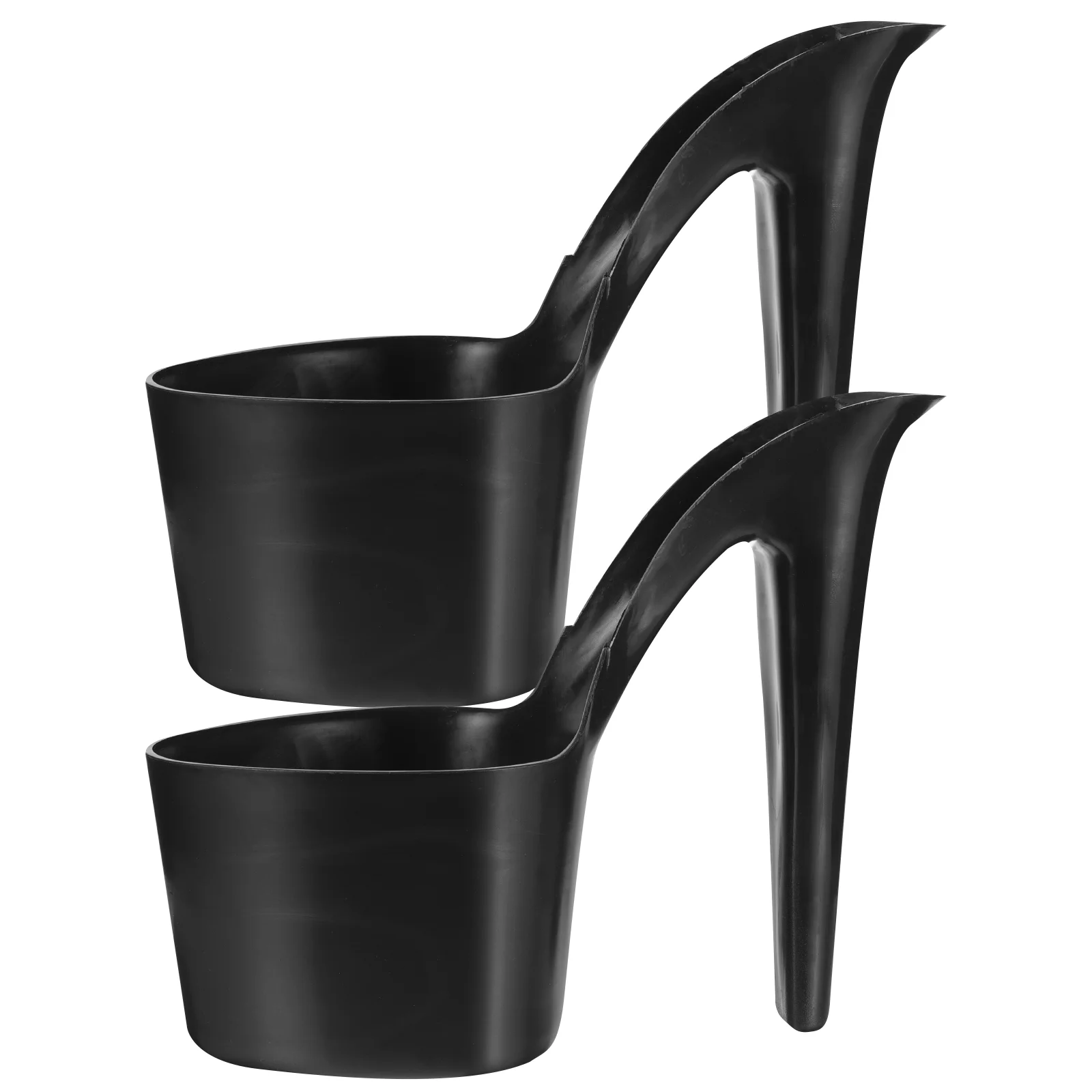 

2pcs Flowerpot High Heel Shaped Patio Indoor Outdoor Shoe Shape Plant Nursery Pot Succulent Planter