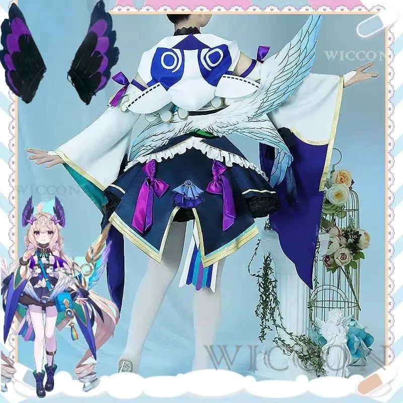 

Костюм для косплея Enna Alouette Wing NIJISANJI EN Ethyria Косплей кавайная вечерняя одежда парик обувь сумка для женщин мужчин Хэллоуин