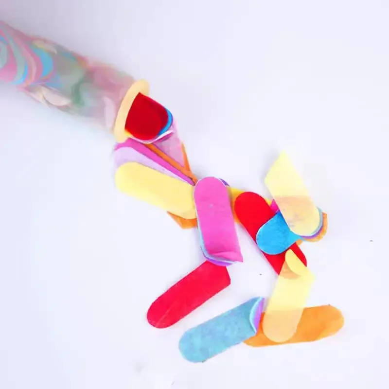 10/20 Stück 12 Zoll Konfetti Transparente Lange Streifen Papierkonfetti Latexballons für Geburtstag Hochzeit Babyparty Dekoration – Detail 5