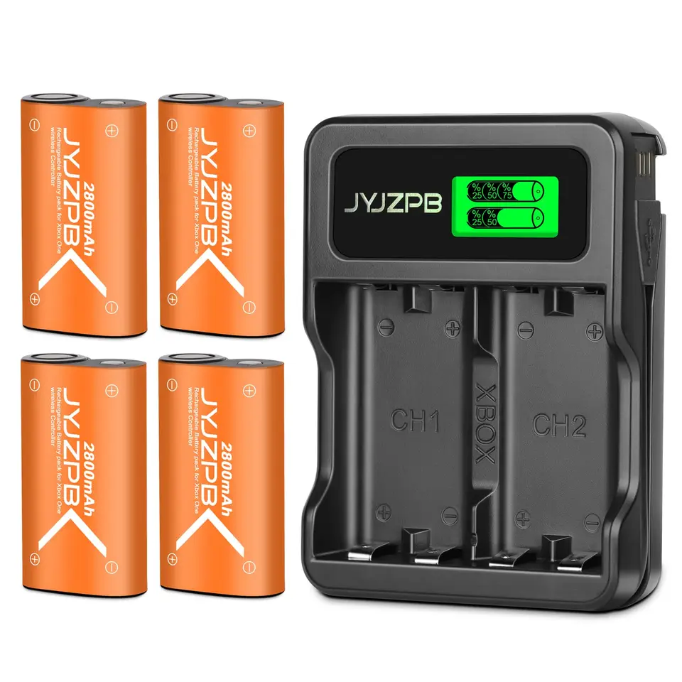 High Capacity Rechargeable Batteries for Xbox Controllers