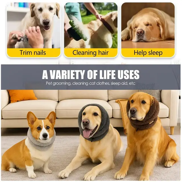 Winter Keep Warm Reduce Noise Prevent Fright Adjustable Soft Comfortable Multiple Models Choose Dog Headgear Pet Supplies 4