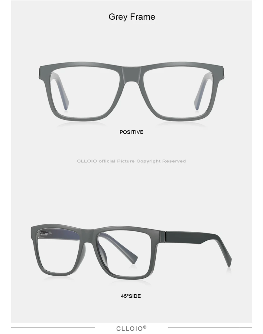 CLLOIO Neue Sport Stil Lesebrille Rahmen Outdoor Reiten Myopie Gläser Mode Optische Gläser Anpassbare Rezept – Detail 20